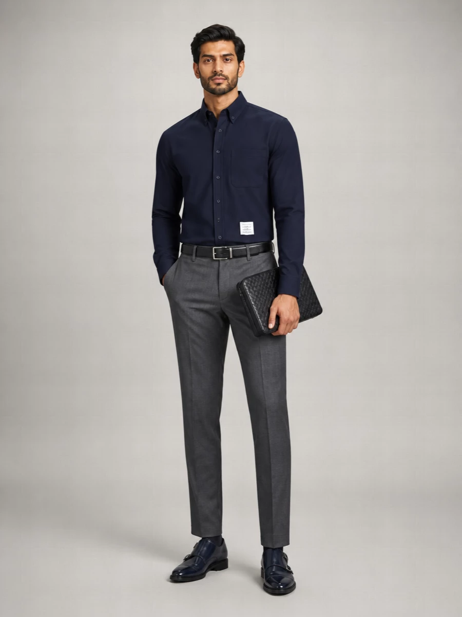 Thom Browne Oversized Herringbone Shirt