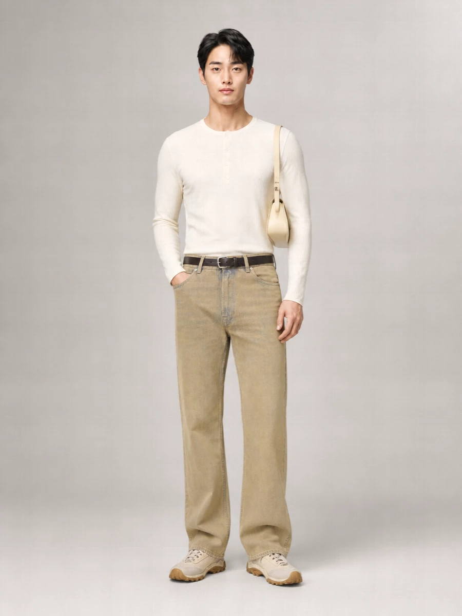 Our Legacy Cotton Ribbed Relaxed-Fit Henley Jumper