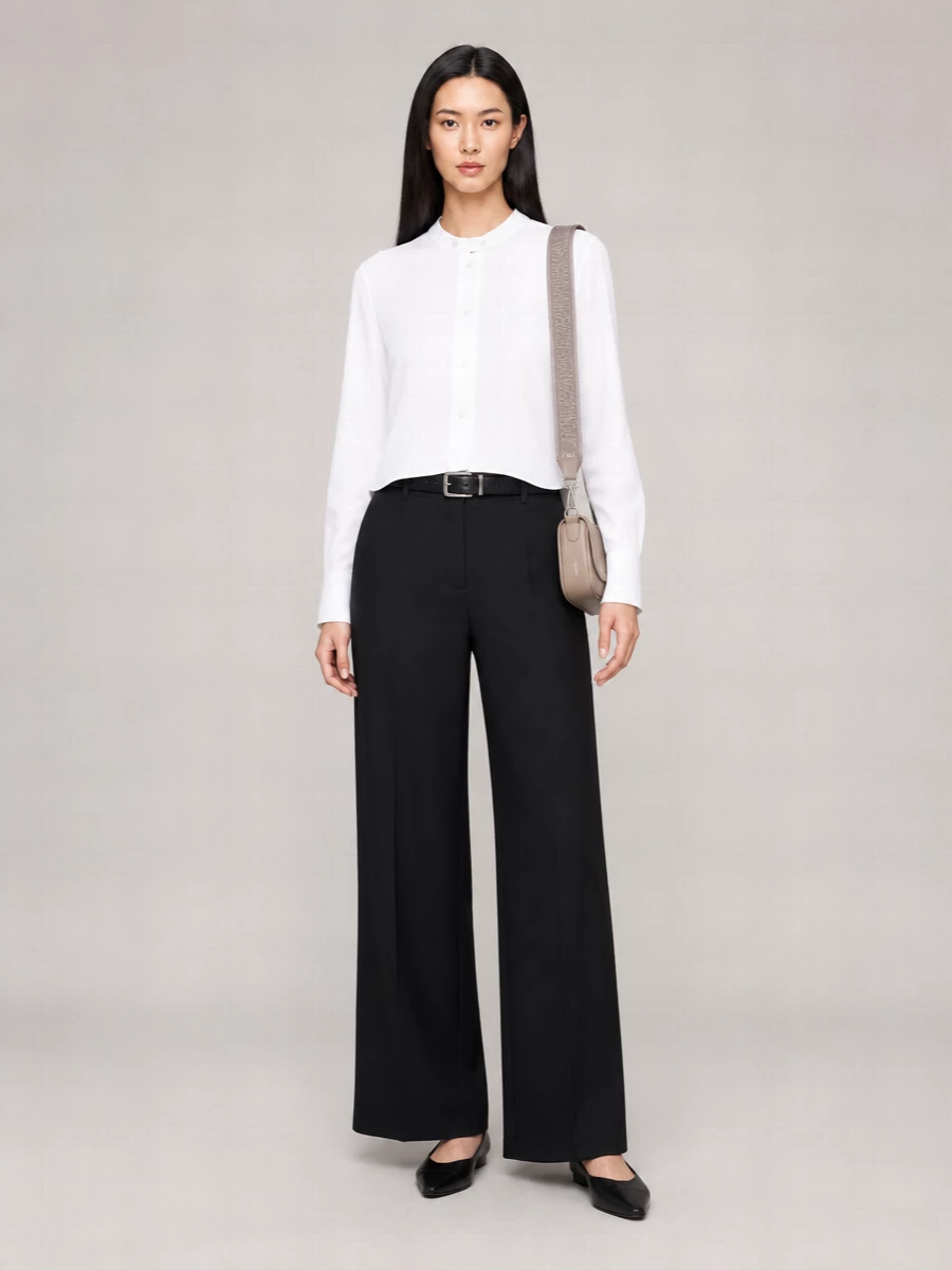 Emporio Armani Wide-Leg Trousers