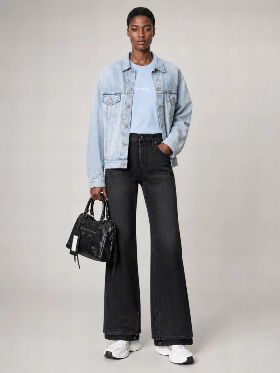 Balenciaga Denim Regular-Fit Jacket