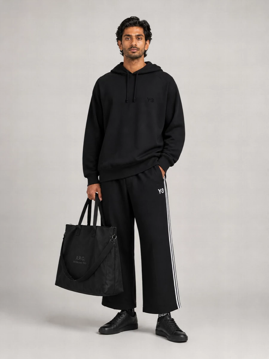 Y-3 Leather Low-Top Sneakers