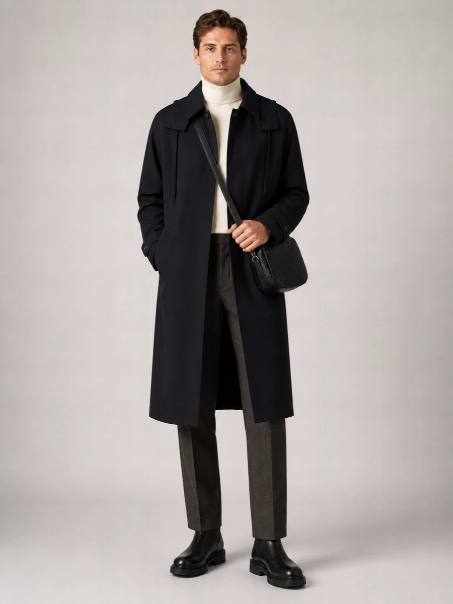 Bottega Veneta Hooded Trench Coat