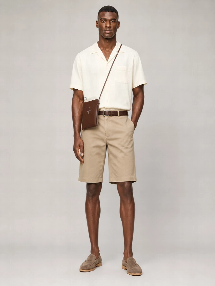 Entire Studios Cotton Baggy Chino Shorts