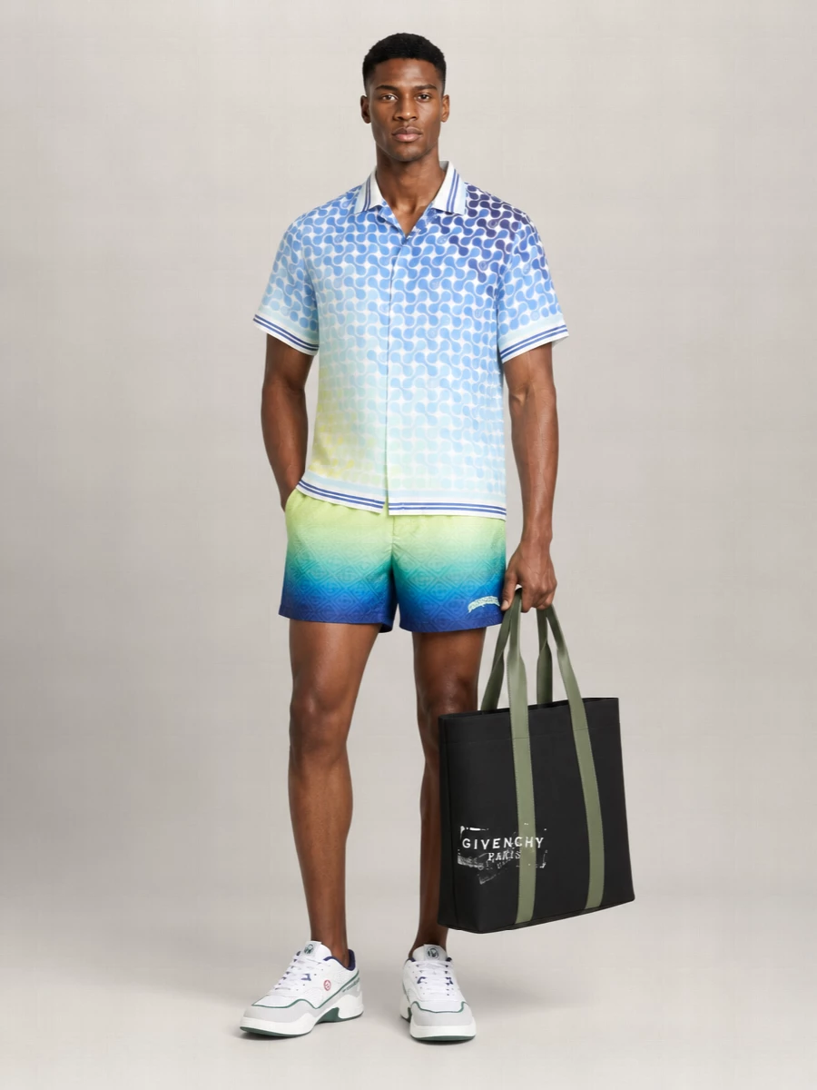 Casablanca Logo-Print Swim Shorts