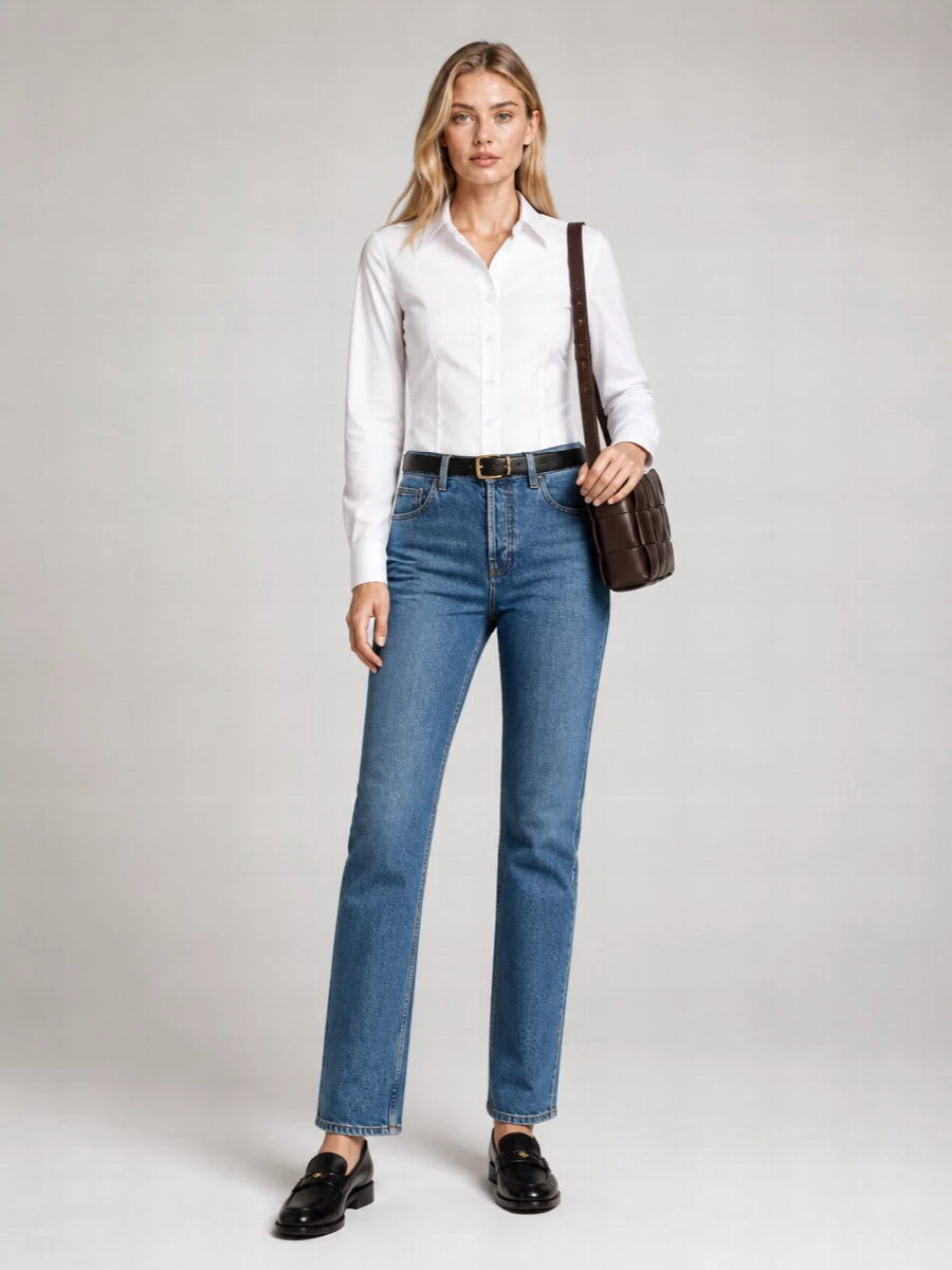 Burberry Denim Straight-Leg Jeans