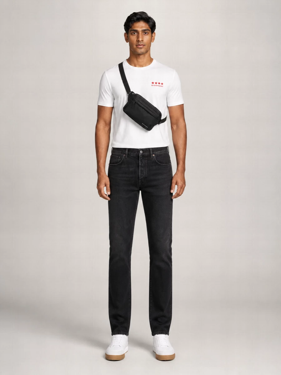 Givenchy Ribbed Cotton Logo T-Shirt