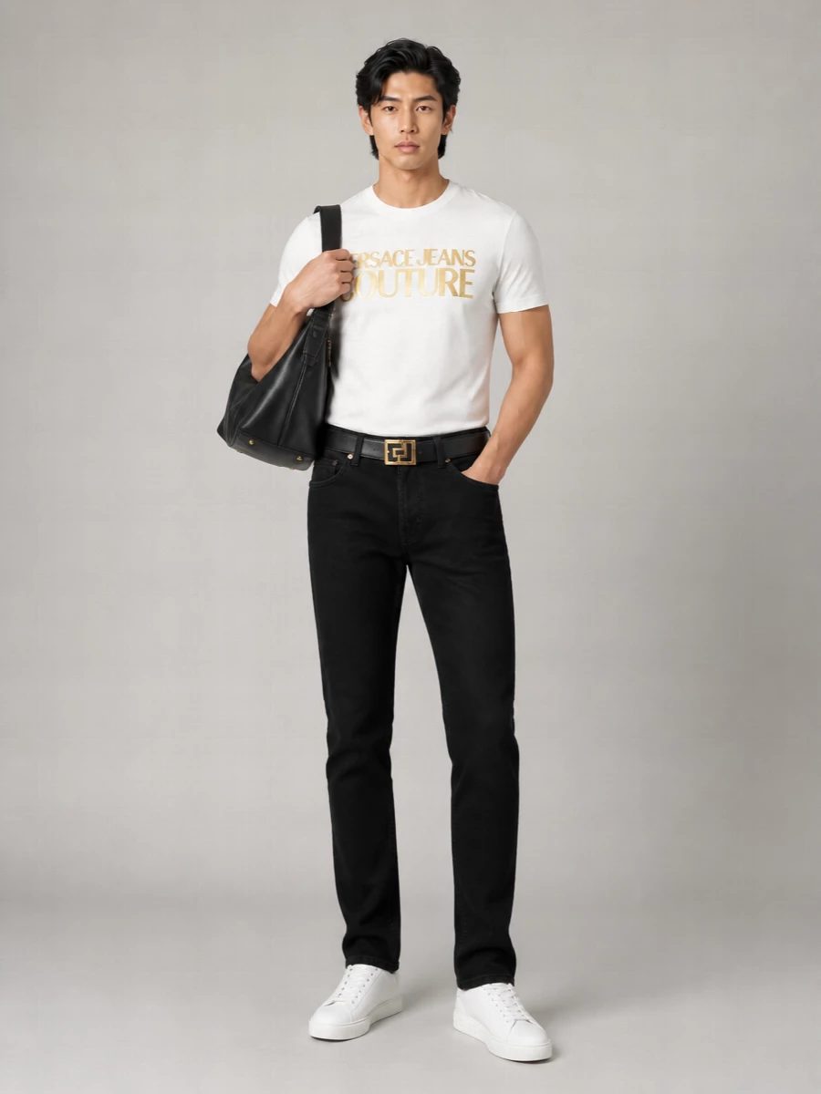 Versace Jeans Couture Logo Print T-Shirt