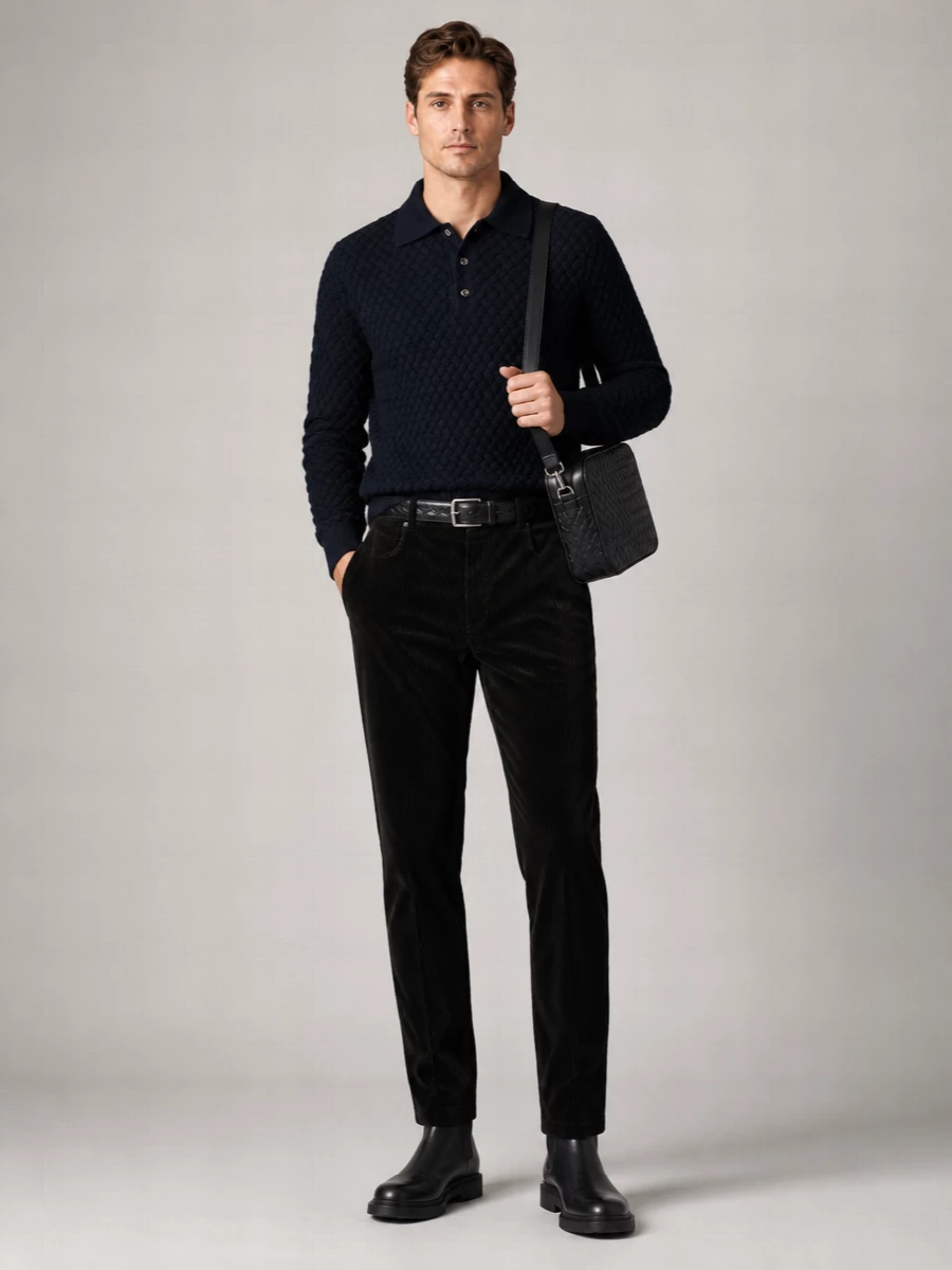 Bottega Veneta corduroy straight-leg trousers