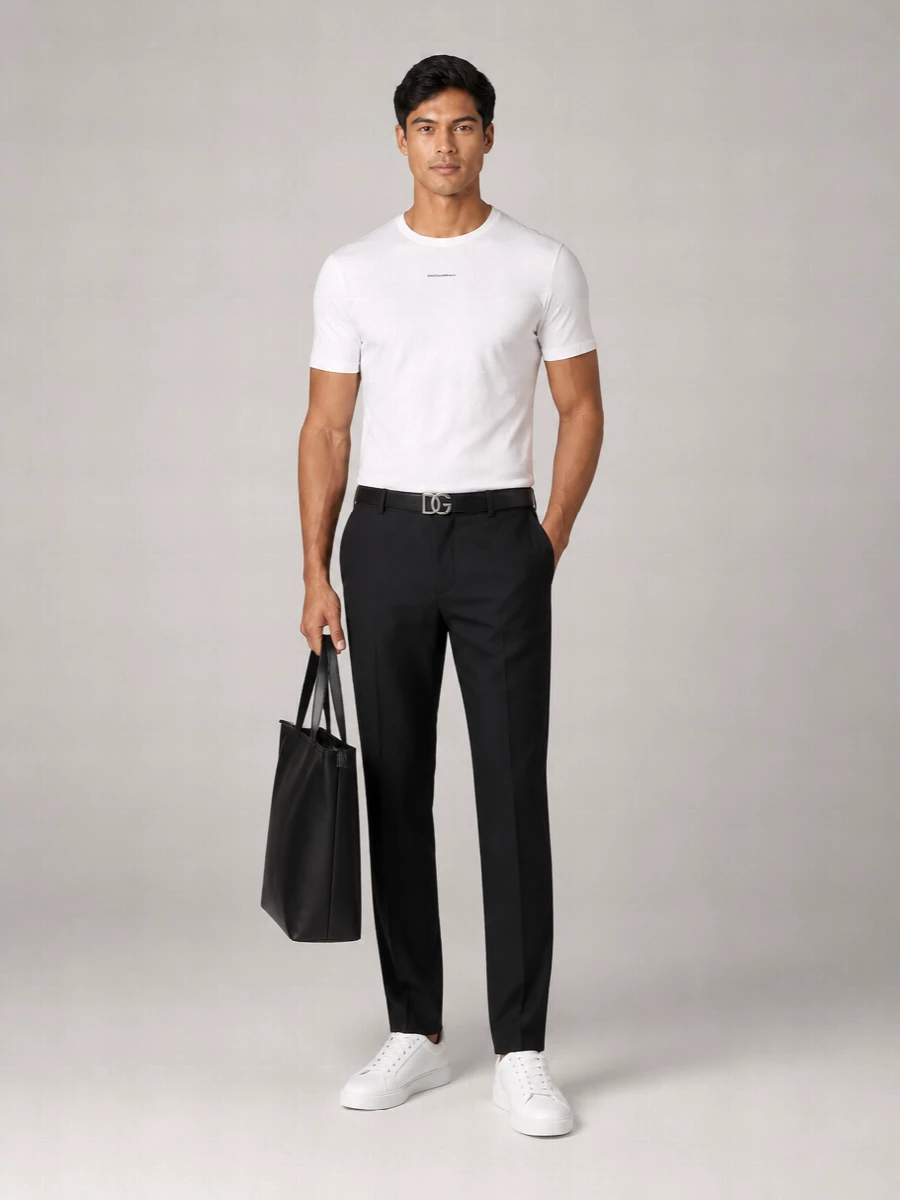 Dolce&Gabbana Leather Low-Top Sneakers