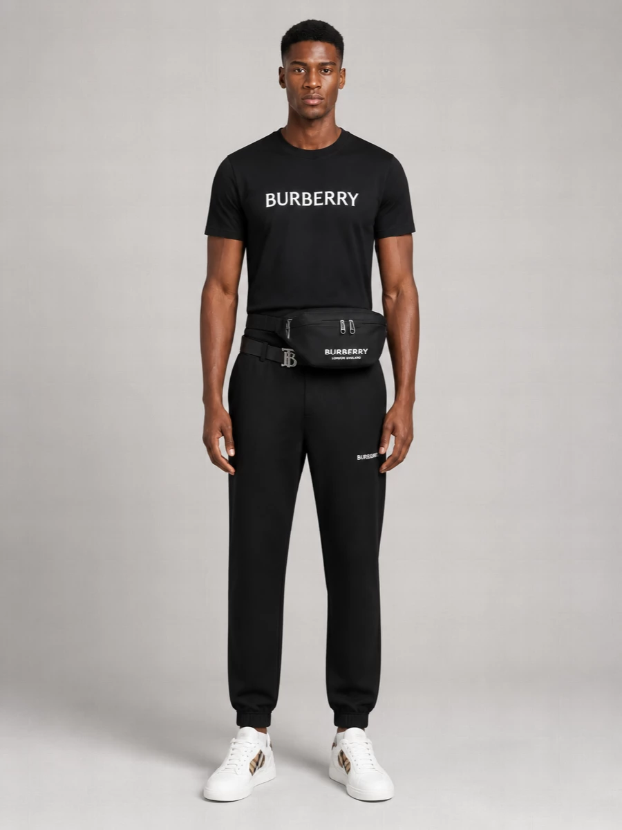 Burberry Logo-Print Track Pants
