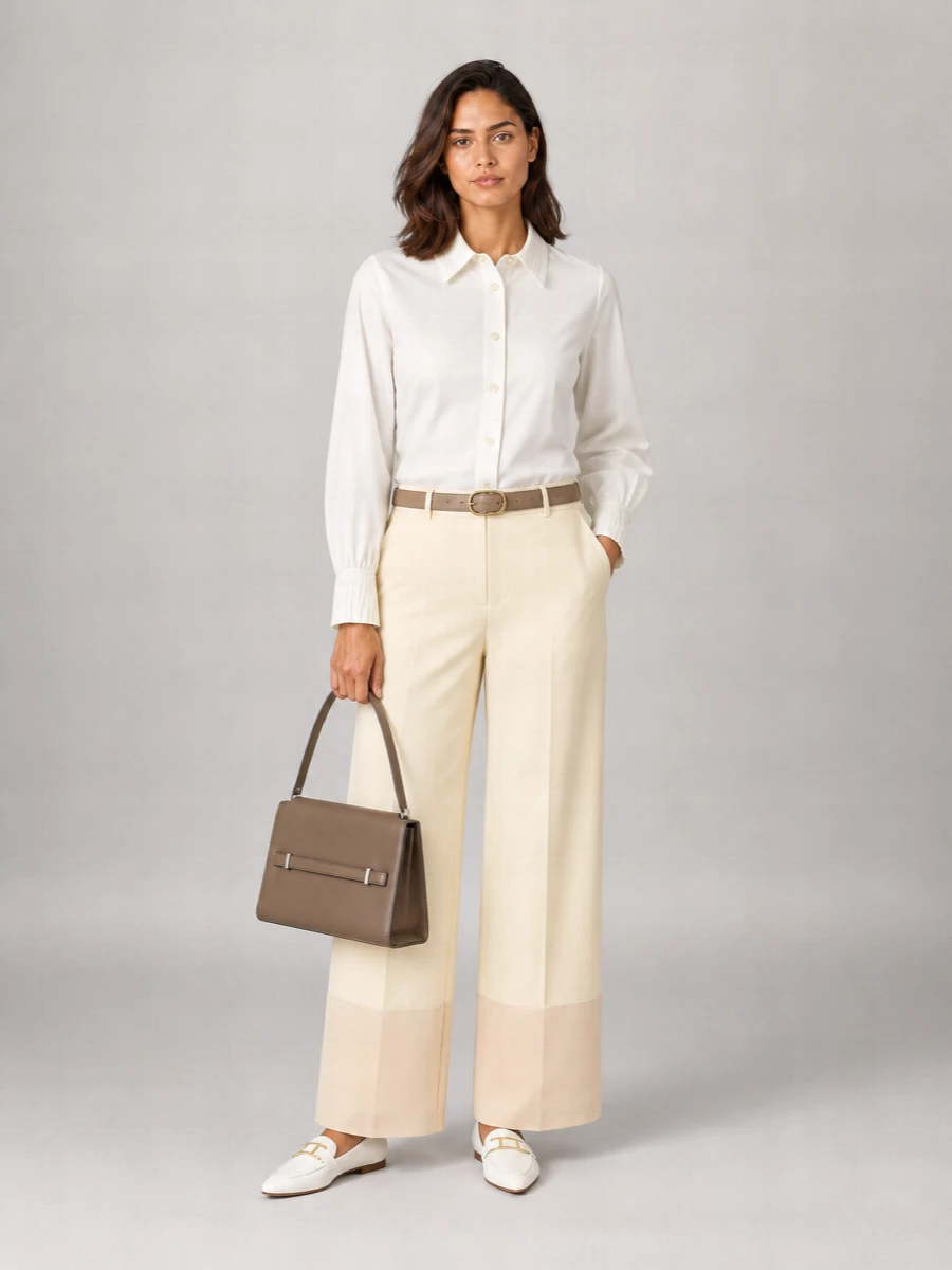 Tory Burch Cropped Wide-Leg Trousers
