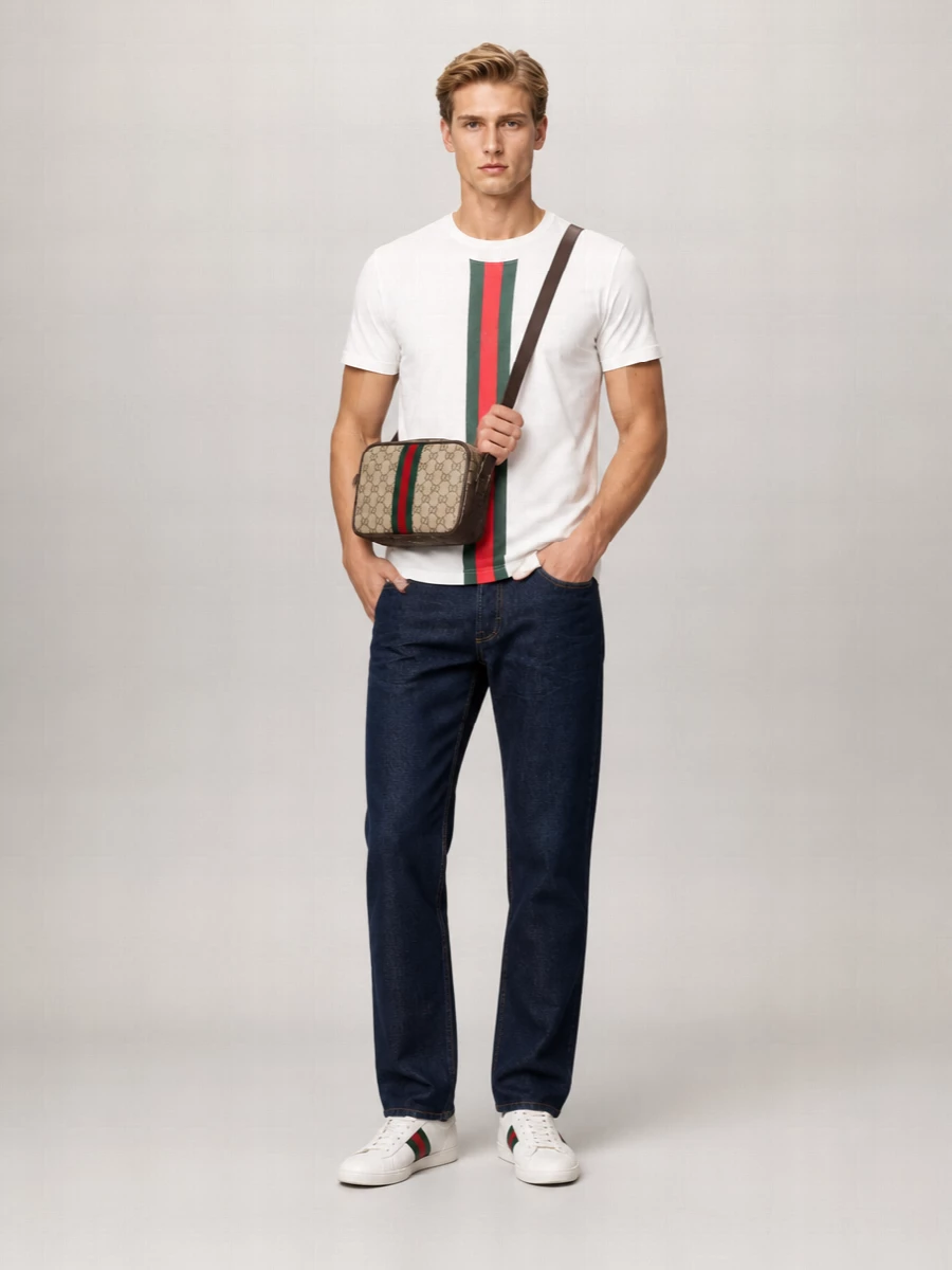 Gucci Coated Shoulder Bag