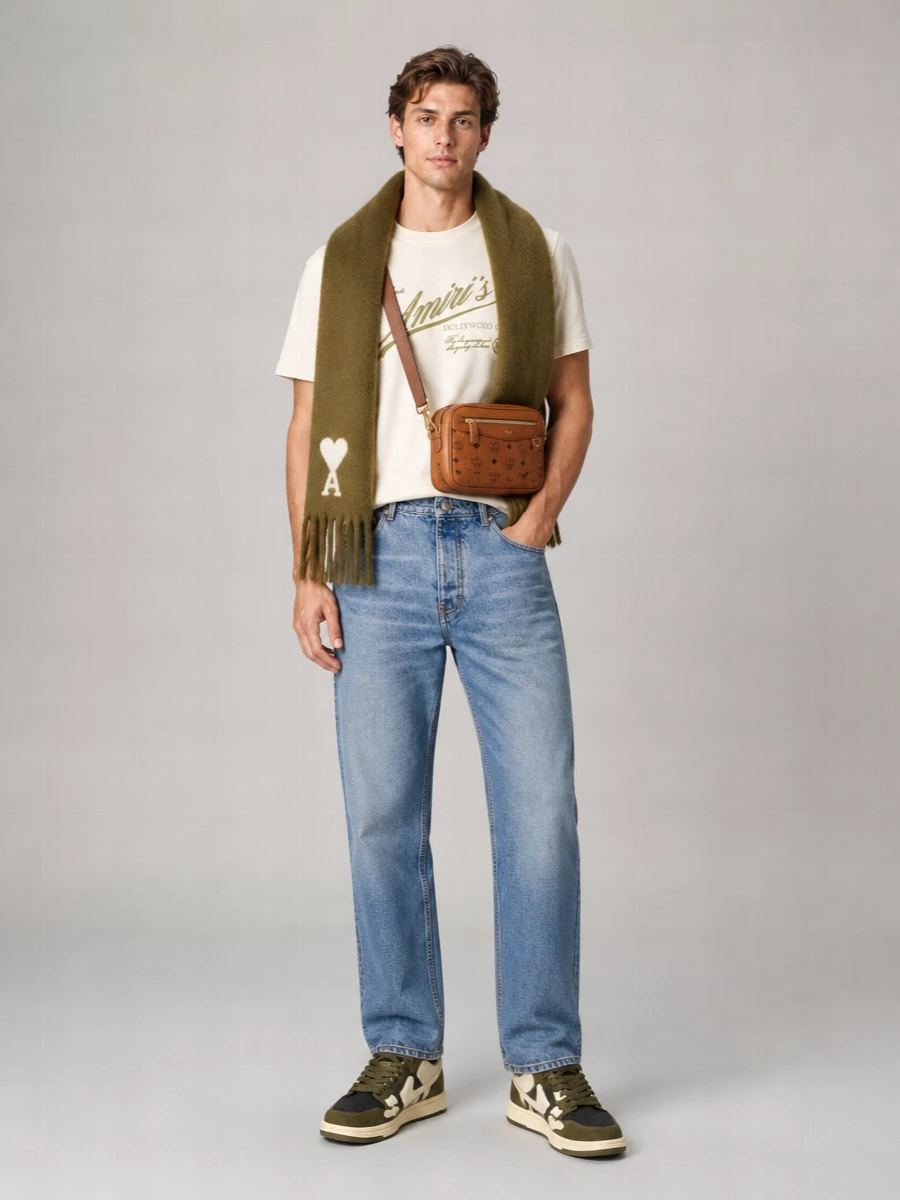 Amiri Cotton Oversized Printed T-Shirt