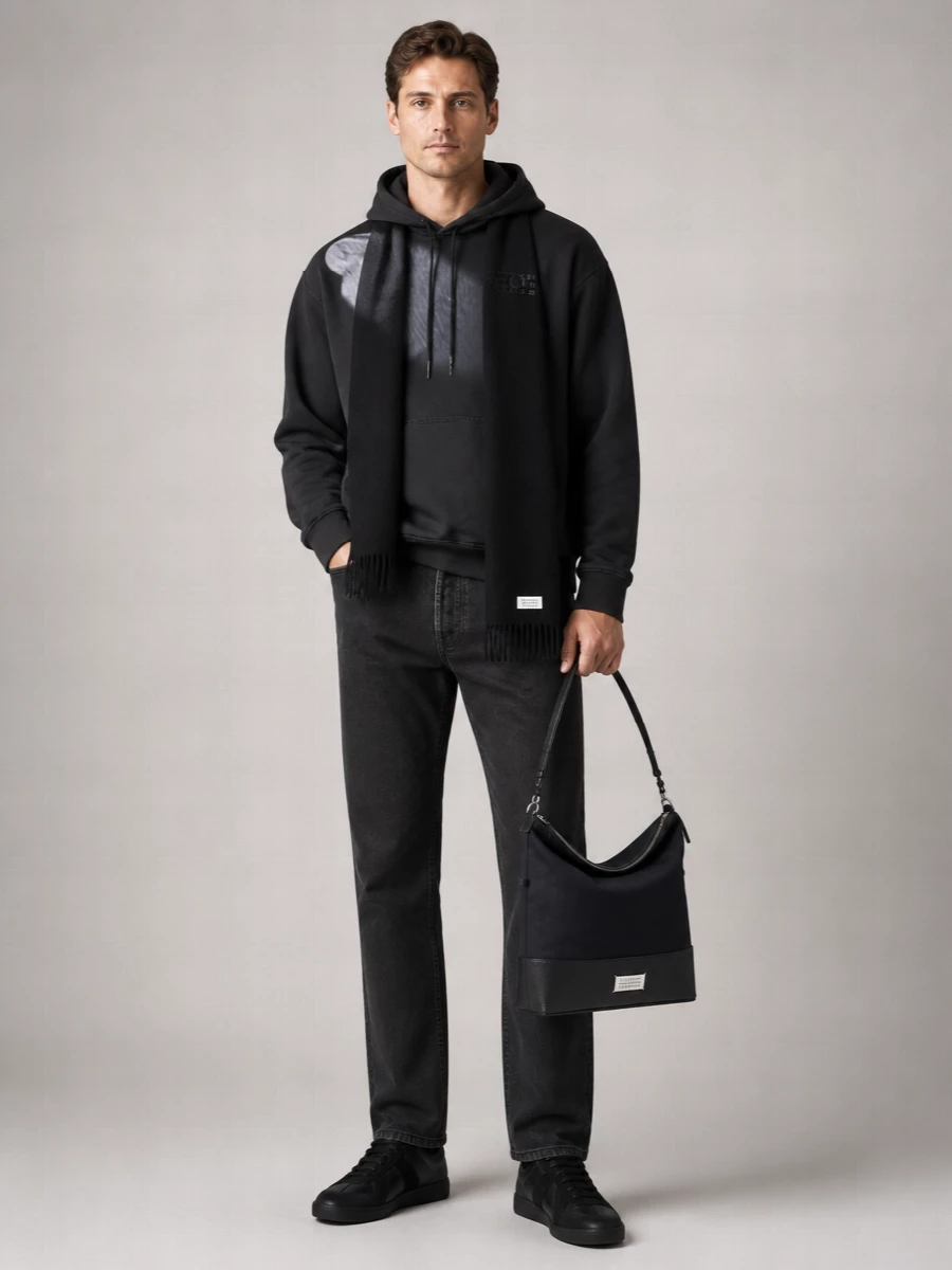Mm6 Maison Margiela Denim Straight-Leg Trousers