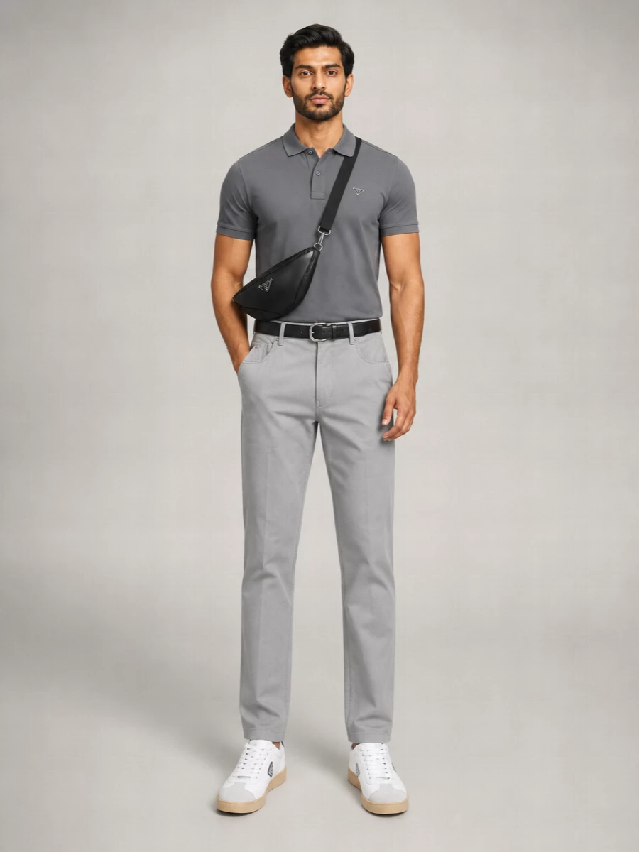 Prada Denim Straight-Leg Trousers