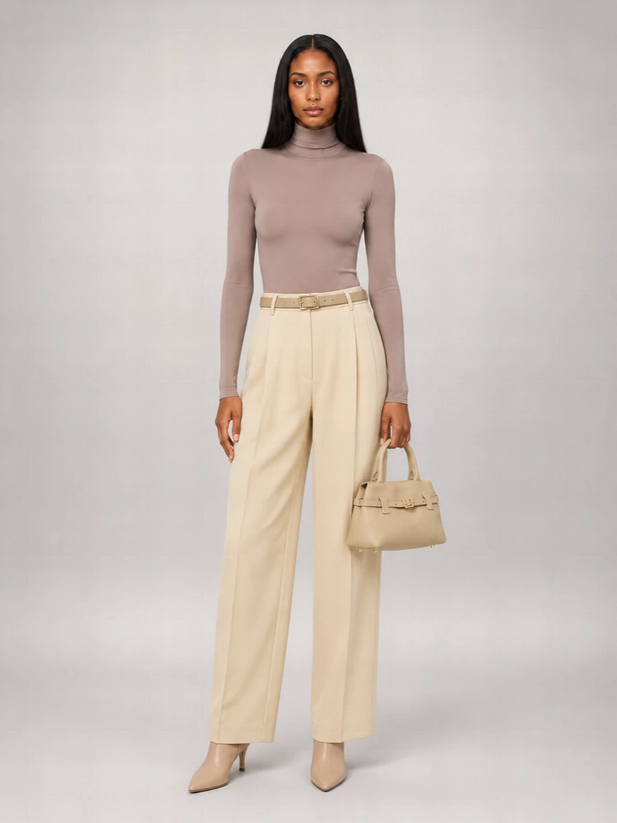 The Andamane Crepe Palazzo Trousers