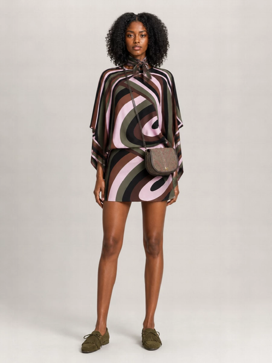 Pucci Silk Printed Kaftan