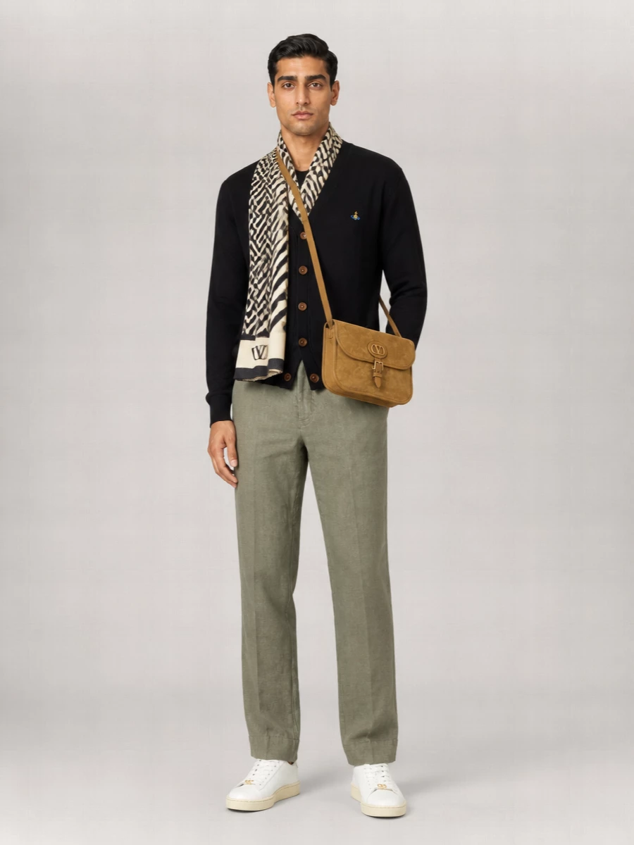 Vivienne Westwood Cotton Crewneck Cardigan