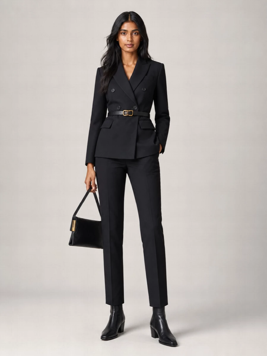 The Frankie Shop straight-leg tailored trousers