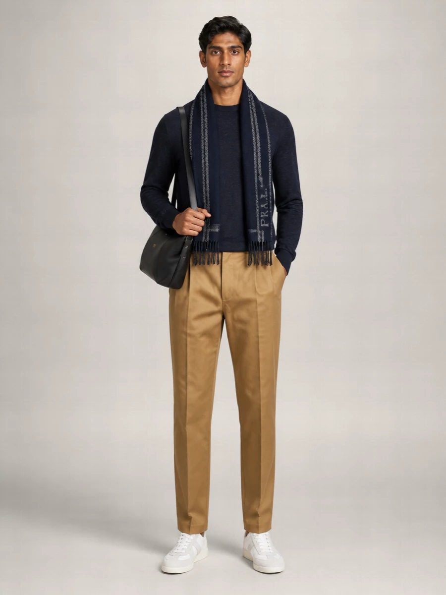 Maison Margiela Wool Ribbed Crewneck Sweater