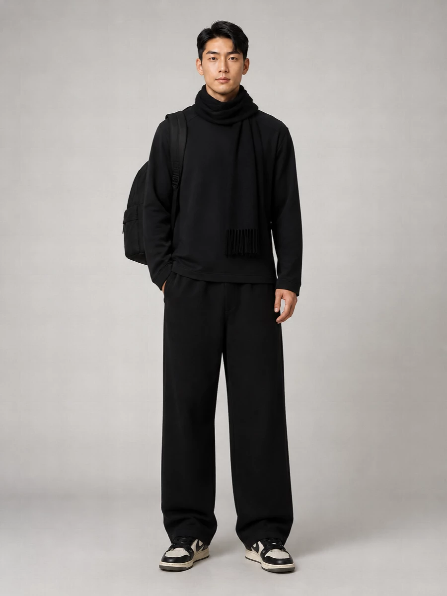 Entire Studios Cotton Crewneck Long-Sleeve T-Shirt