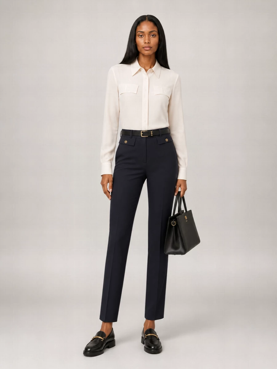 Elisabetta Franchi Straight-Leg Tailored Trousers