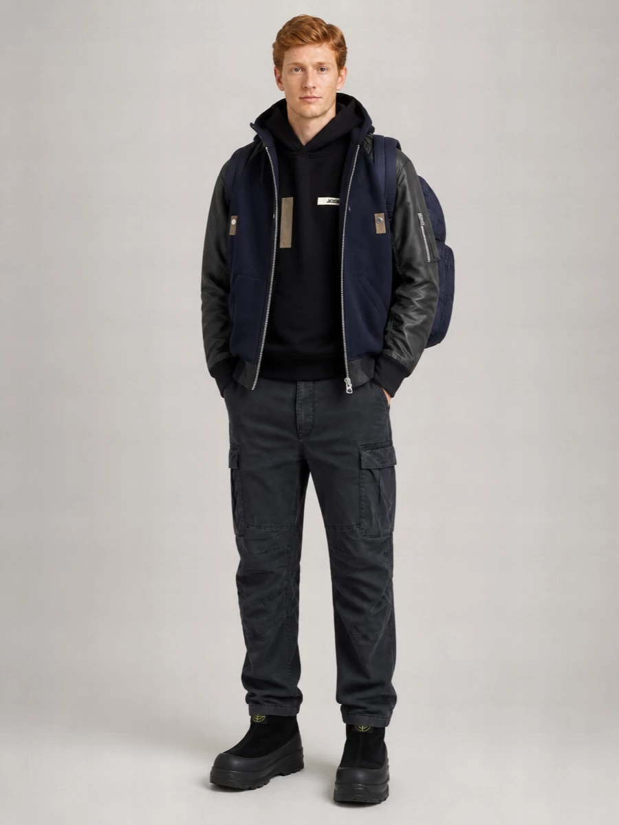 Sacai Padded Hooded Coat