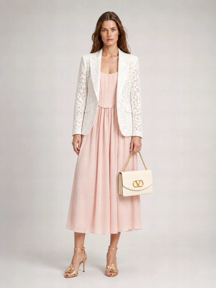 Zimmermann Lace Floral Blazer Tailored Fit