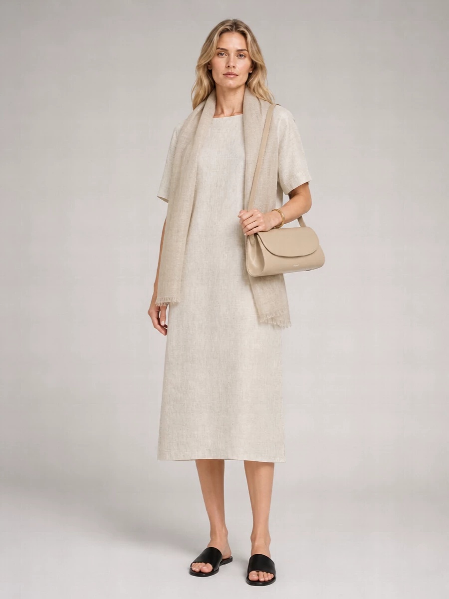 Jil Sander Cannolo Small Leather Shoulder Bag