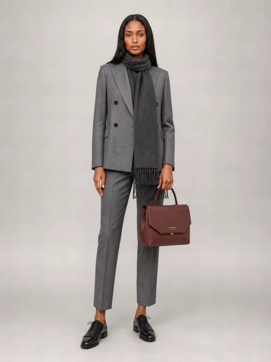 S Max Mara virgin wool suit jacket
