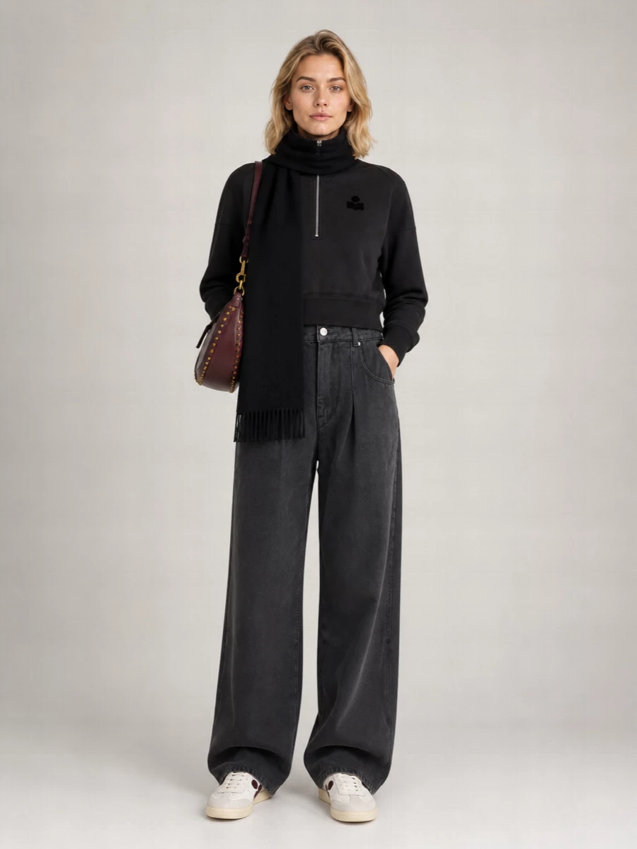 Isabel Marant Etoile 'Ross' High Neck Sweatshirt