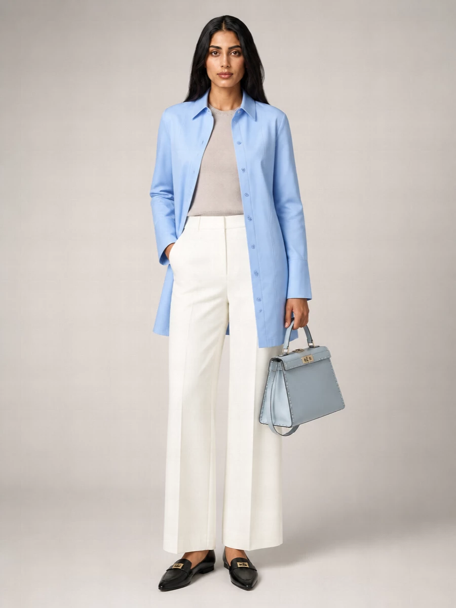 Fendi Viscose Mini Shirt Dress