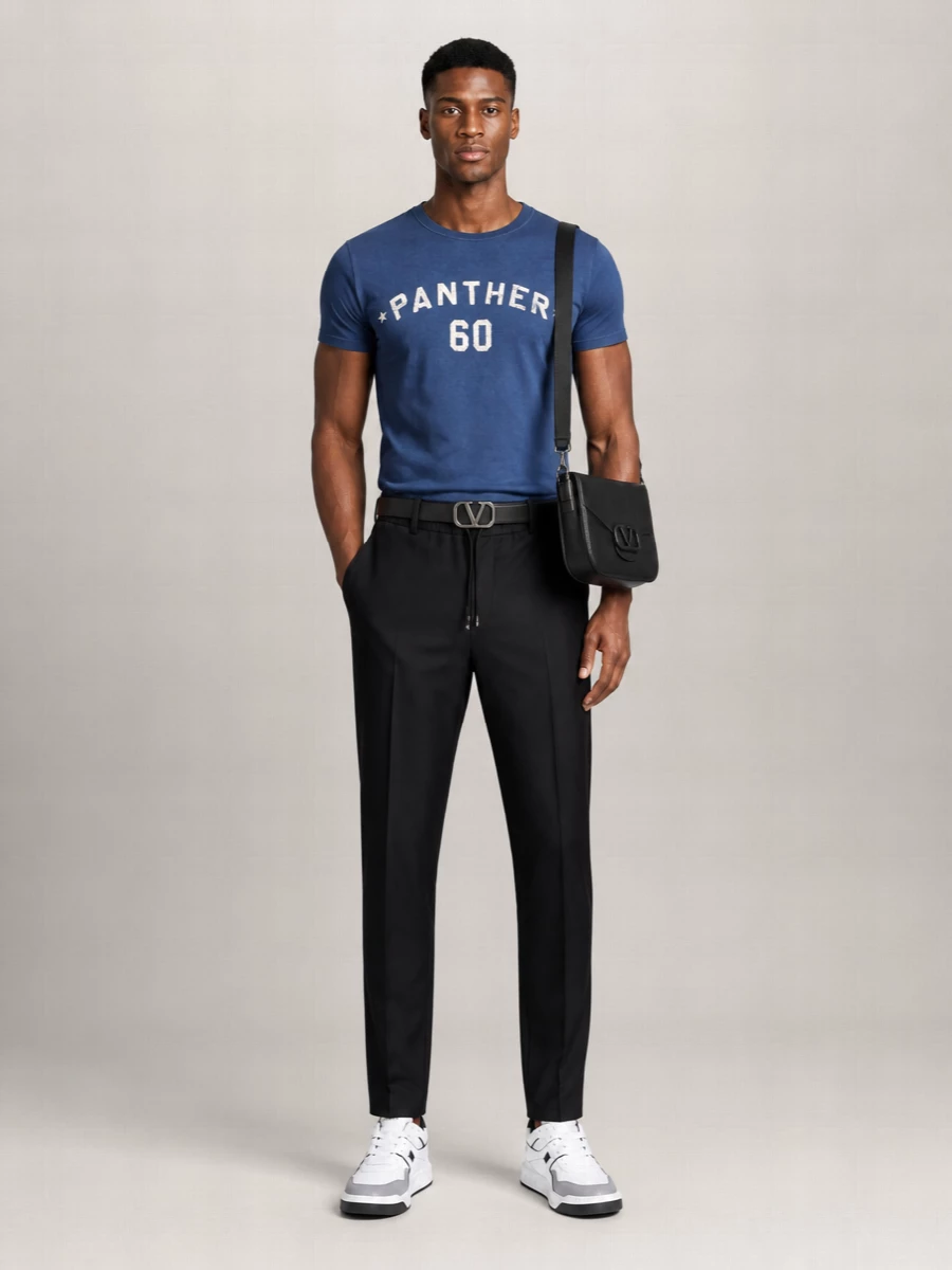 Valentino Cotton Regular-Fit Printed T-Shirt