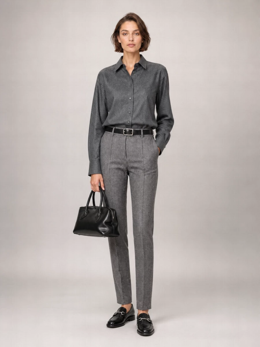 The Attico checked tailored trousers