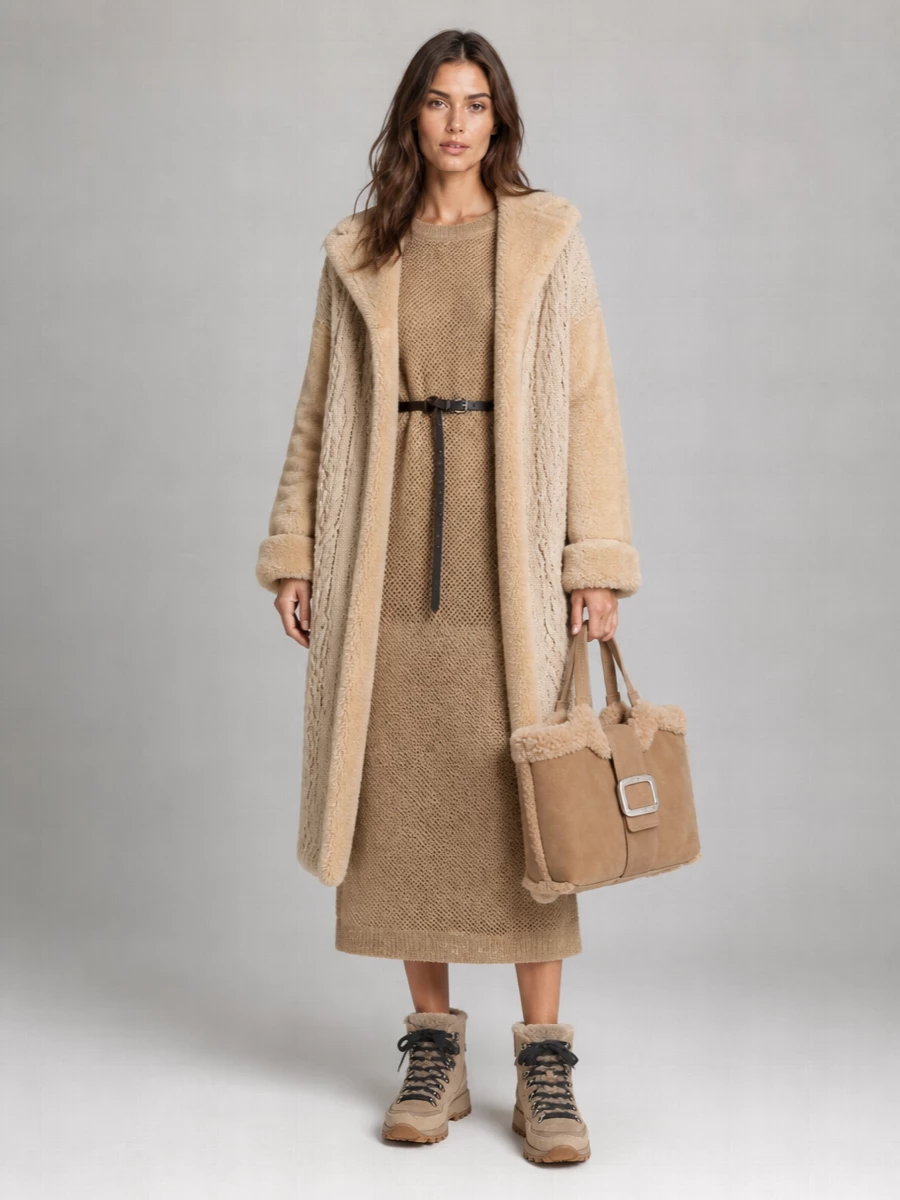 Ermanno Scervino Faux Fur Coat