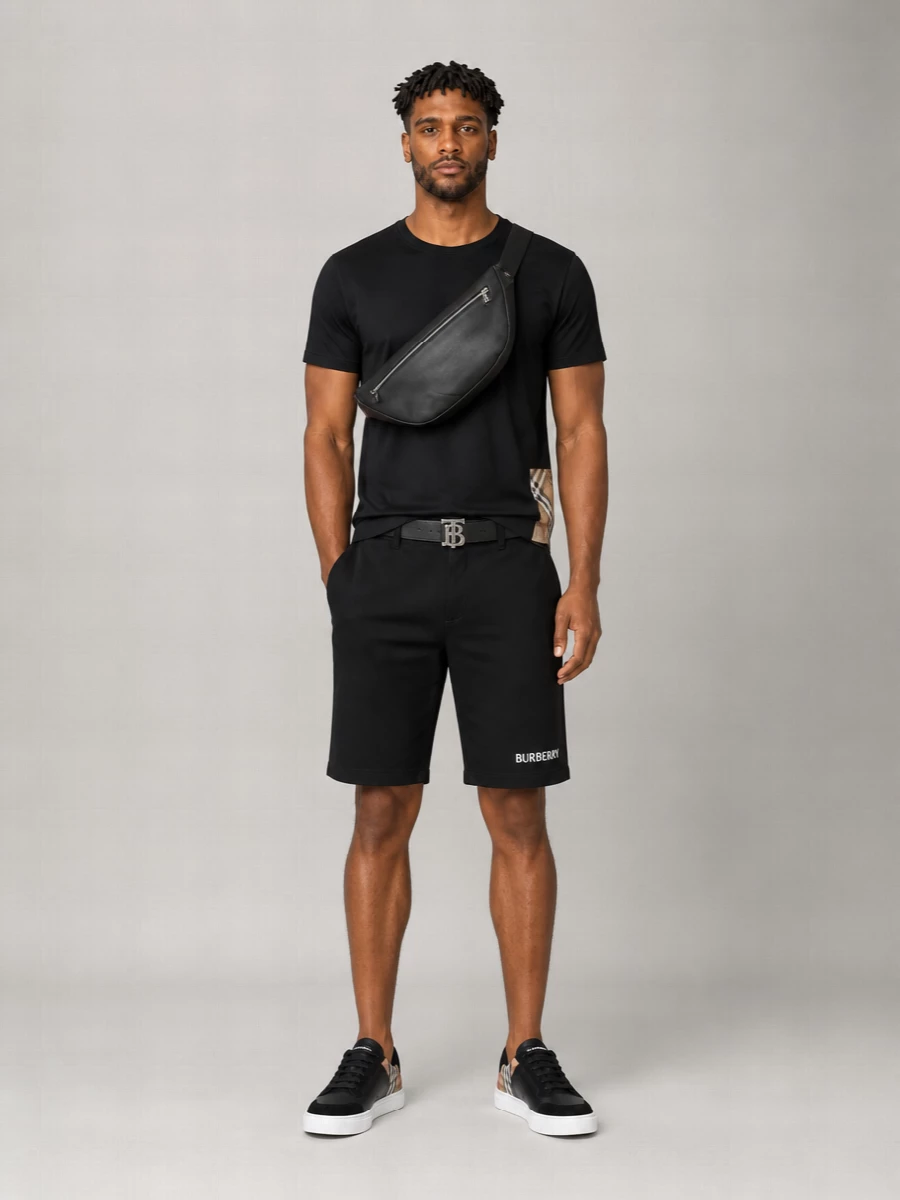 Burberry Cotton Logo Patch T-Shirt