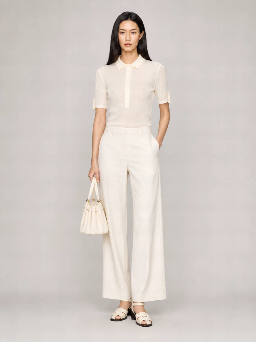 Paloma Wool Sile Polo Top