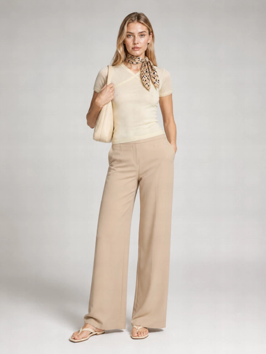 Paloma Wool Mesh Slim-Fit T-Shirt