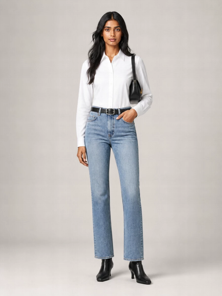 Totême Denim Straight-Leg Jeans