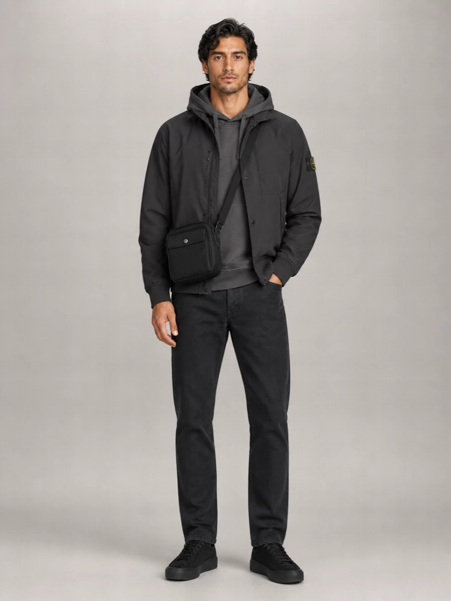 Stone Island Hooded Short Parka Jacket