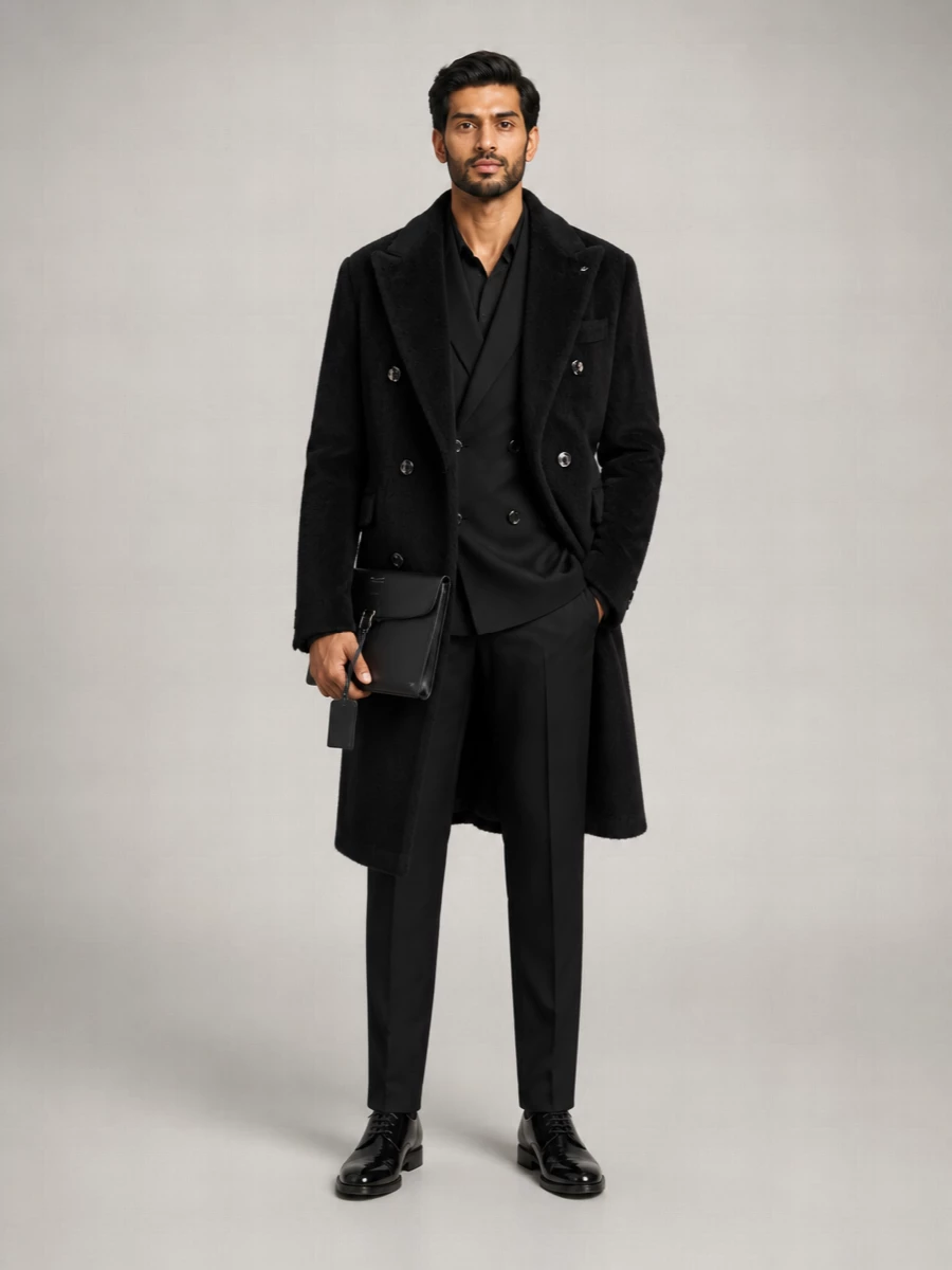 Tagliatore alpaca wool coat