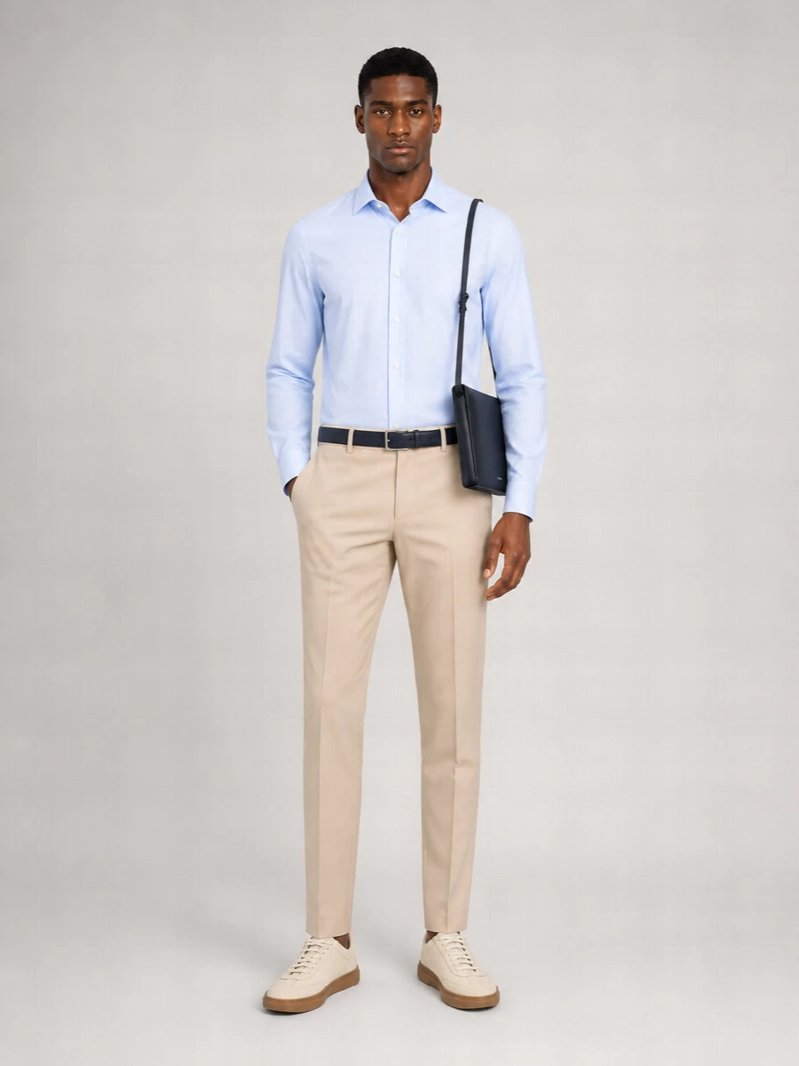 Boss Striped Cotton Shirt