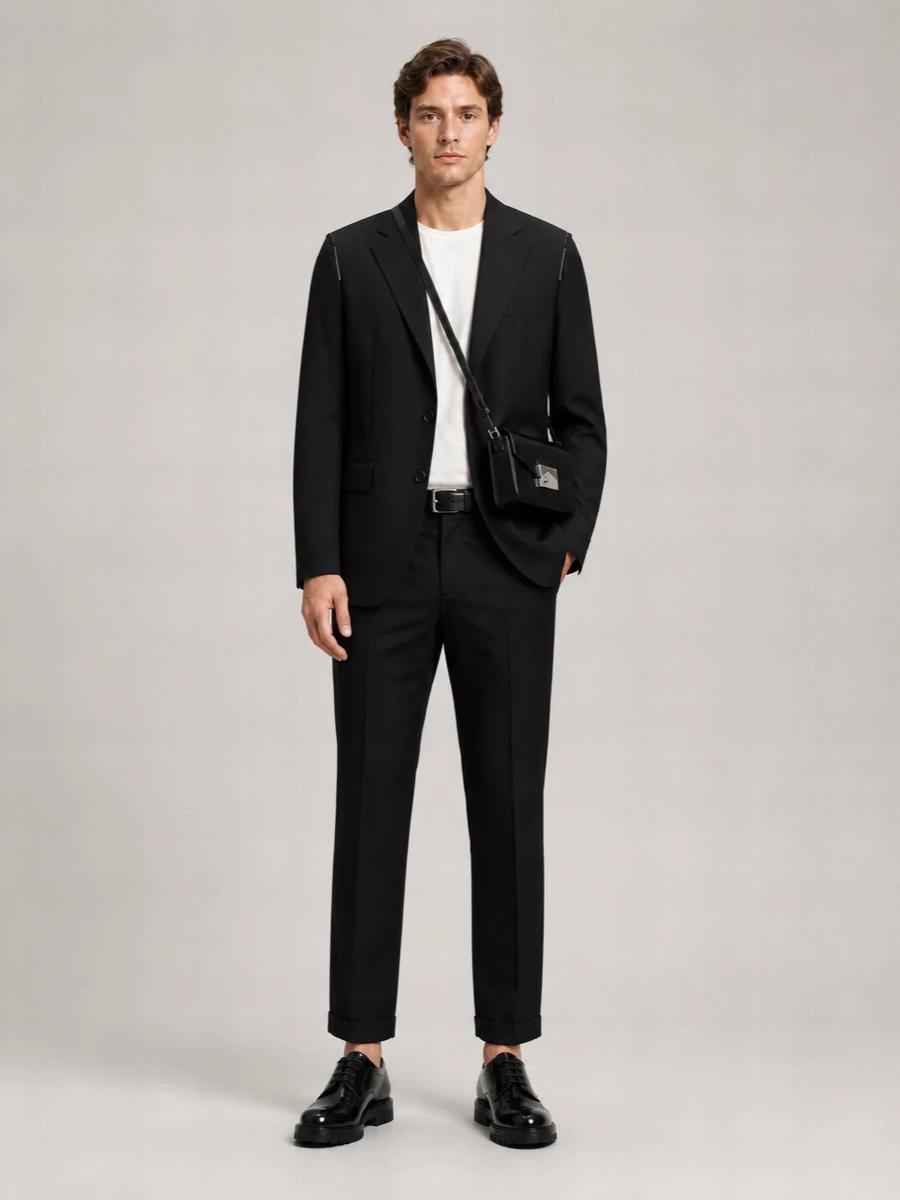Maison Margiela Virgin Wool Single-Breasted Blazer