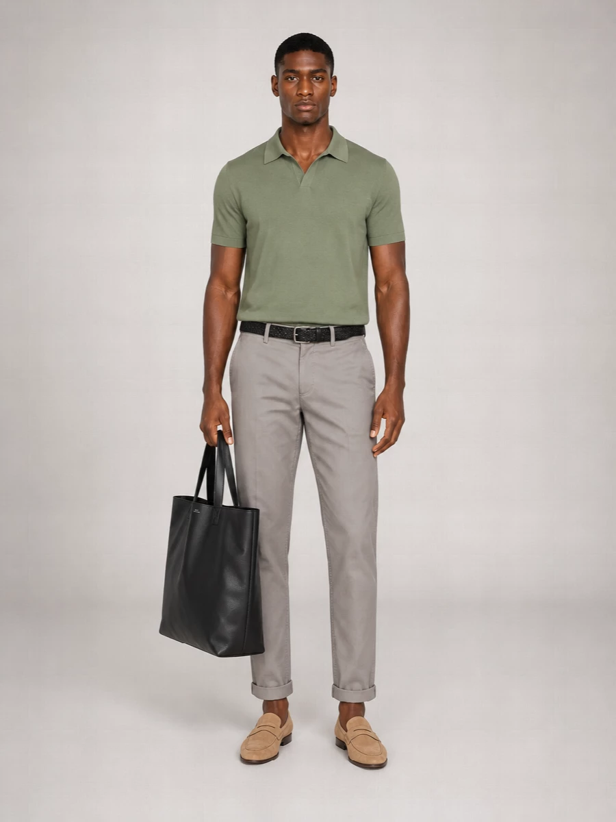 Dondup Denim Straight-Leg Trousers