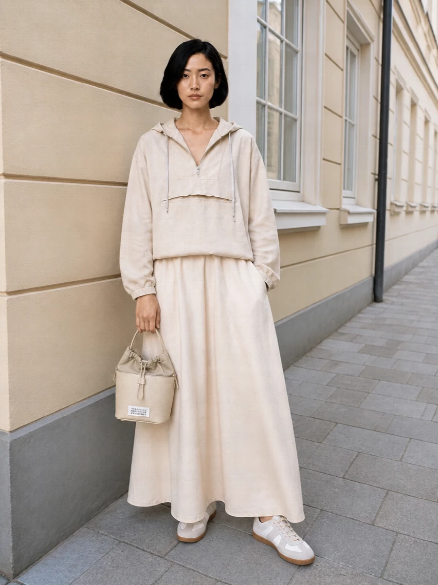 Maison margiela anorak max mara beige shirt dress