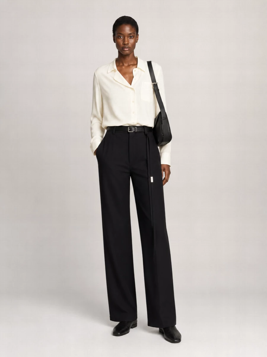 Ann Demeulemeester Cotton Poplin Asymmetric Shirt