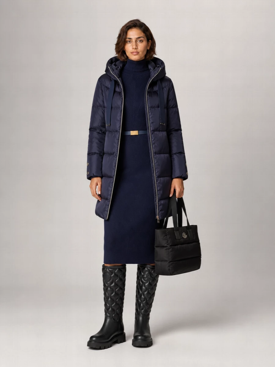 Herno A-Shape Hooded Coat