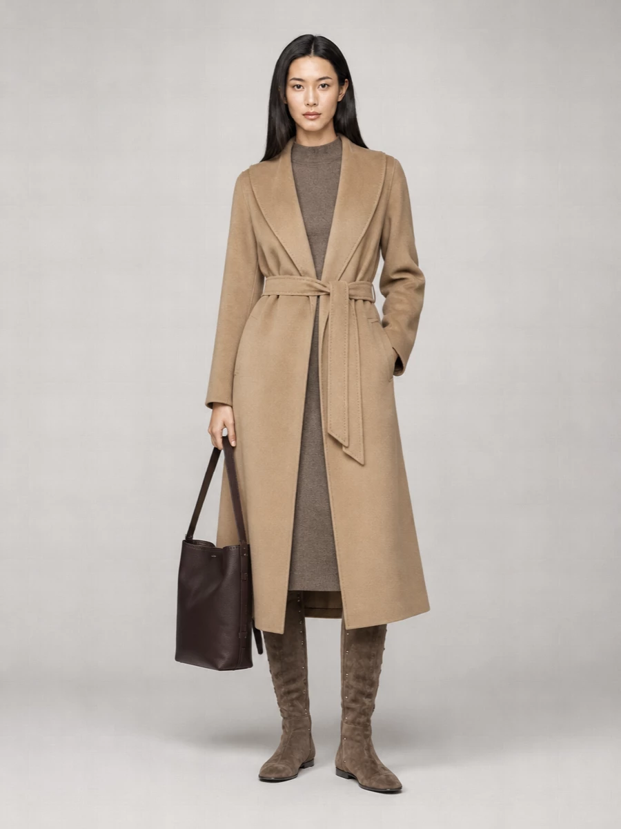 S Max Mara Cashmere-Blend Fitted Jacket