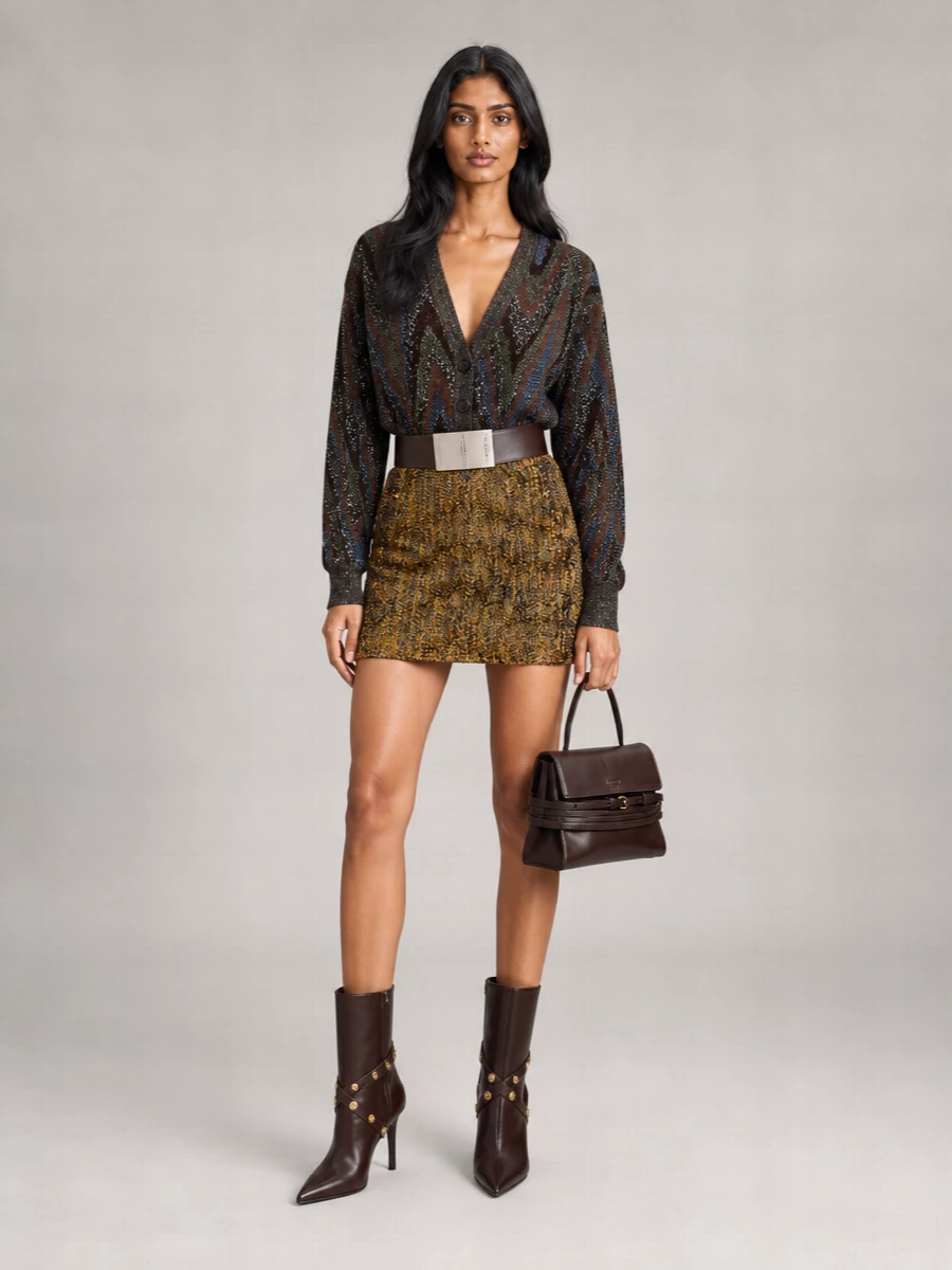 Missoni Embellished Mini Skirt