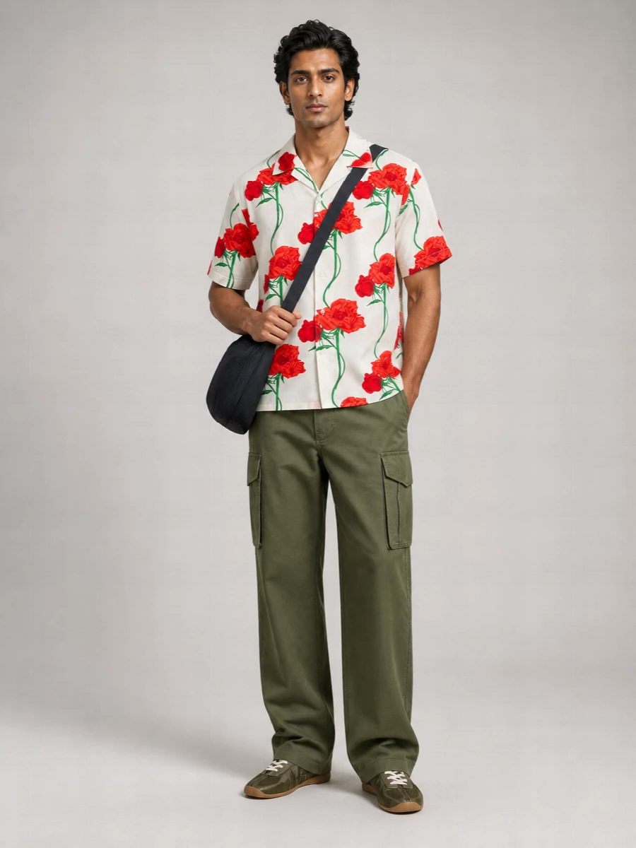 Kenzo Printed Short-Sleeve Hawaiian Shirt